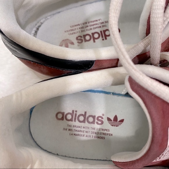 COPY - Adidas Originals Stan Smith Shoes Rust Red Suede Size 10 - Picture 8 of 10